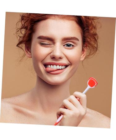Ultechnovo 2-St Tongue Cleaning Brush - Stainless Steel Scraper Tool for Adults | Effective Tongue Scrubbing & Hygiene | Blue 19.5x3x0.6cm - Buy Online on GoSupps.com