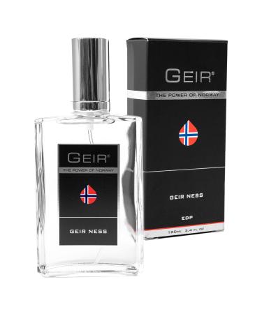 Geir Ness Eau de Parfum Spray For Men - Long Lasting Fresh, Cool Scent - Mix of Refreshing Norwegian Mountain Fragrance - 3.4 oz 3.4 Fl Oz (Pack of 1)