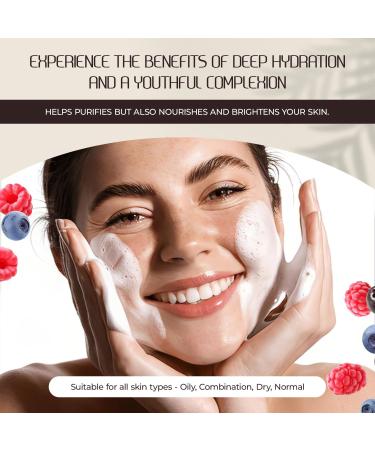 Aniise Oil to Foam Cleanser for Face Detoxify & Purify Cleansing for All Skin Types - Loaded with Anti-Oxidants Grape Seed Jojoba Almond Oils - Alcohol and Soap Free Made in USA - 1.6 oz - Buy Online on GoSupps.com