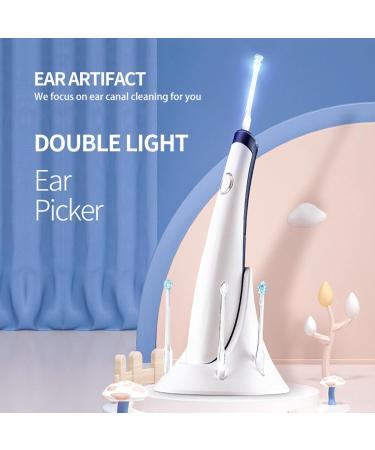 Electric Ear Cleaner - Vibrating Ear Wax Remover with LED Light & 4 Tips | Portable Ear Cleaning Tool for International Shipping - Buy Online on GoSupps.com