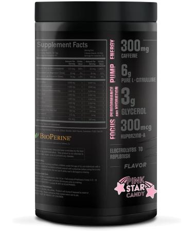 Natty Labs Prehistoric Pump Pre Workout - Energizing 300mg Caffeine Supplement for Focus & Hydration - 40 Servings (Pink Star Candy) - International Shipping Available - Buy Online on GoSupps.com