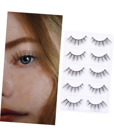 minkissy 5 Pairs False Eyelashes Eyelash Elf Eyelashes Cosmetic Eyelashes Fluffy Volume Lashes False Lashes Wispy Eyelashes Reusable Eyelashes 3d Make up Artificial Fiber Tool - Buy Online on GoSupps.com