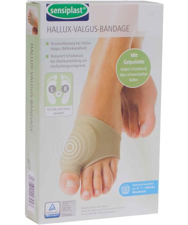 Sensiplast Hallux Valgus Bandage - Relieve Painful Shoe Pressure - L/XL Size - International Shipping Available - Buy Online on GoSupps.com