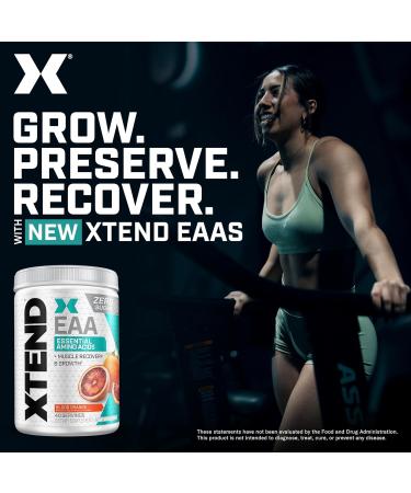 Buy XTEND EAA + BCAA Powder | Blood Orange | 10g Essential Amino Acids for Muscle Recovery & Growth | 40 Servings - Enhance Workout Performance - Buy Online on GoSupps.com