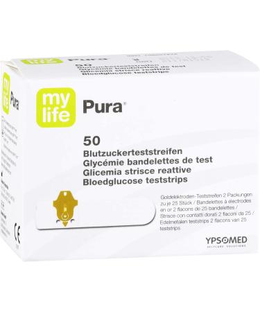 Buy mylife Pura Blood Sugar Test Strips - 50 pcs | Accurate & Reliable | Fast International Shipping - Buy Online on GoSupps.com