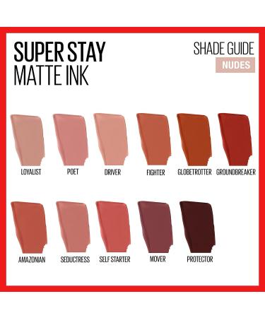 Maybelline New York SuperStay Matte Ink Un-nude Liquid Lipstick Amazonian 0.17 Ounce 70 Amazonian 5 ml (Pack of 1) - Buy Online on GoSupps.com