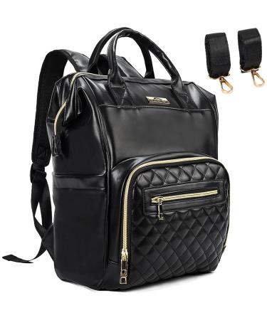 Ziosinm baby wrap backpack made of leather multifunctional trip diaper bag backpack waterproof diaper backpack diaper bag PU diaper bag for on the way black - Buy Online on GoSupps.com