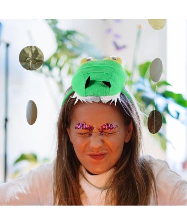 VALICLUD Dinosaur Headband Plush Dinosaur Hairband Animal Headband Novelty Dinosaur Hair Hoop Costume Party Headwear Birthday Hair Accessories - Buy Online on GoSupps.com