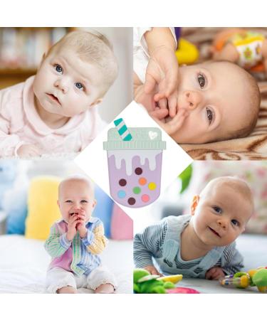 Aznever Silicone Bite Ring - Safe Baby Teething Toy | Food-Safe Silicone Cartoon Design & Gum Protection - Buy Online on GoSupps.com
