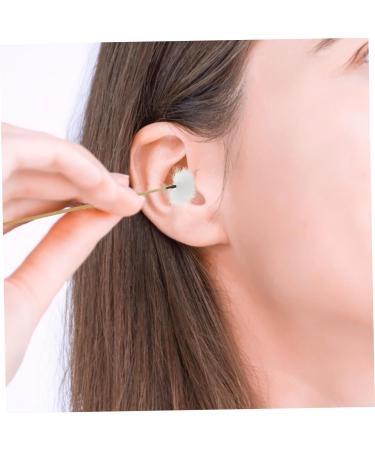 SOESFOUFU 3pcs Disposable Earwax Removal Kit Bamboo Ear Cleaning Tools with Goose Chicken Gentle and Earwax Cleaner for Home Use - Buy Online on GoSupps.com