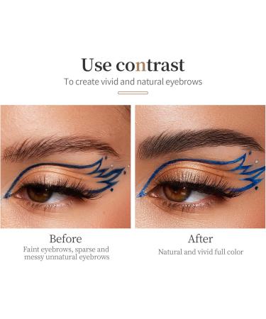 Eyebrow Pencil Liquid Eye Makeup Eyebrow Pencil Waterproof Eyebrow Pencil Micro 4 Tip Waterproof Eyebrow Pencil Women's Natural Eyebrow Pencil (Dark Curry) - Buy Online on GoSupps.com