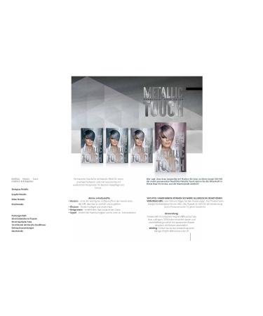 Rub lia Metallic Touch Permanent Hair Color - Pink Grey Metallic 115ml | Buy Now for Vibrant Results - International Shipping Available - Buy Online on GoSupps.com