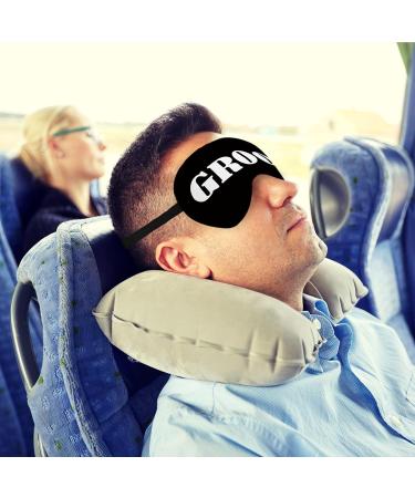 Groom Silk Eye Mask for Sleeping | Adjustable Blindfold | Perfect Bachelorette & Wedding Gifts | Bride Groom Eye Cover - Buy Online on GoSupps.com