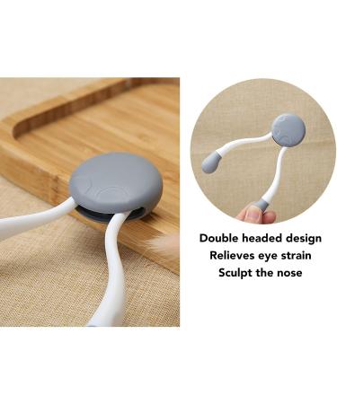 Eye Massage Tab - Silicone Nose Lifter & Double-Head Facial Scooter Massager for Fatigue Relief | Manual Eye Massage Device for Skin Tightening & Facelift Beauty - Buy Online on GoSupps.com