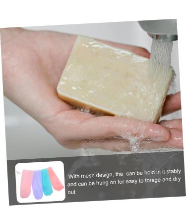 Beavorty 8pcs Soap Foaming Net Convenient Soap Bag Foaming Bath Pouch Soap Pocket Soap Bar Bag Soap Holder Pe - Buy Online on GoSupps.com