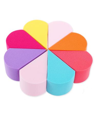 Sibba 8pcs make-up sponge brush set set beauty blender facial facial facial face nose eyes contouring powder tassage cover power blending concealer marker creations cosmetics tools - Buy Online on GoSupps.com