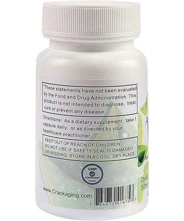 Crackaging-Super-Absorption Astragaloside IV 98% 50mg 30 Capsule Anti-Aging DNA Cell Telomere Astragalus Root Supplements - Buy Online on GoSupps.com