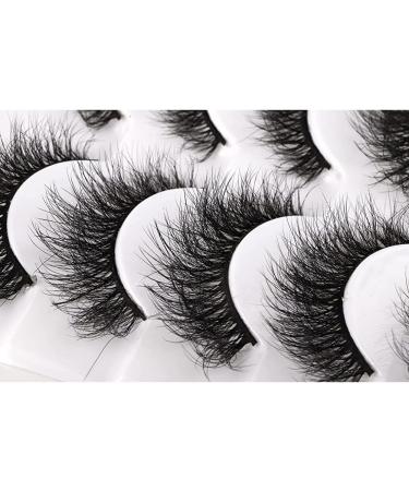 Shop 3D Volume Mink Lashes - Fluffy Wispy Natural False Eyelashes Pack (15mm) - International Shipping Available - Buy Online on GoSupps.com