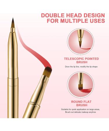 Lip Brush Concealer Lip Concealer Makeup Tools Concealer Makeup Brush Pencil Brush Lipstick Brush Eye Shadow Applicator Retractable Lip Brush Telescopic Travel Lip Liner Brush - Buy Online on GoSupps.com