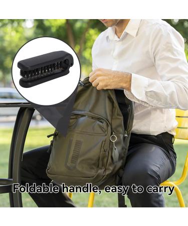 Collapsible Hairbrush & Travel Beard Styling Combs | Double-Headed Antistatic Brushes for Men | Smooth Shine & Style Anywhere - Buy Online on GoSupps.com
