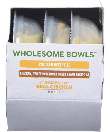 CESAR Wholesome Bowls Wet Dog Food - Chicken - Chicken Sweet Potato & Green Beans 6x85g Variety Pack Chicken - Chicken Sweet Potato & Green Beans 85 g (Pack of 6) - Buy Online on GoSupps.com