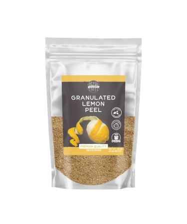 Birch & Meadow 2lb Granulated Lemon Peel, Seasoning, Teas, Dry Rubs, Marinades, Dressings 2 Pound