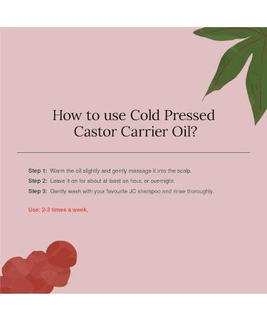 Juicy Chemistry Certified Organic Castor Oil - 100% Natural Carrier Oil for Radiant Skin & Hair Conditioning (30ml) - International Shipping Available - Buy Online on GoSupps.com