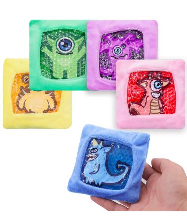 Kids Ice Packs Boo Boo Gel Ice Packs Ice Pack Boo Boo Cute Fun Animal Designed Children Cartoon Animal Gel Wrap Pain Relief for Kids Boo Boos Fever Wisdom Teeth Legs Injuries(5 pcs) a