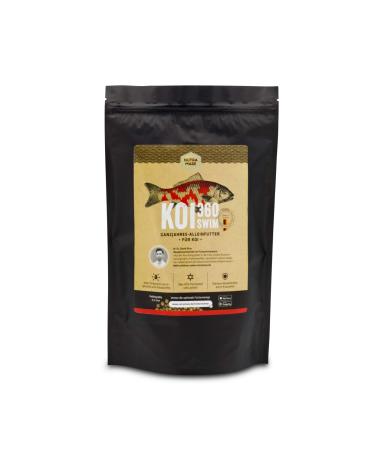 Nutramare Koi360 Swim 1.2kg summer koi food | Ideal growth through 40% protein spirulina for intense colors 1.2 kg (1 pack) - Buy Online on GoSupps.com
