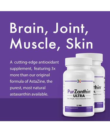 Stop Aging Now PurZanthin Ultra 12mg Astaxanthin Softgels - 30 Count - Buy Online on GoSupps.com
