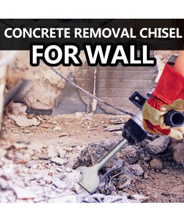 3x6.5inch SDS Plus Concrete Cranked Angled Removal Chisel for Cement Brick Stone Wall - Angled Bent 75x165mm - Buy Online on GoSupps.com