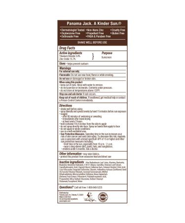 Panama Jack Mineral Sunscreen Spray - SPF 50 Broad Spectrum UVA/UVB Protection Vegan Fragrance & Cruelty Free (Pack of 1) 5.5 Fl Oz (Pack of 1) - Buy Online on GoSupps.com