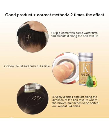 Hair Wax Stick for Edge Control and Anti-Frizz Styling - Non-Greasy Hair Pomade Stick 2.7 Oz (1PCS) - Buy Online on GoSupps.com