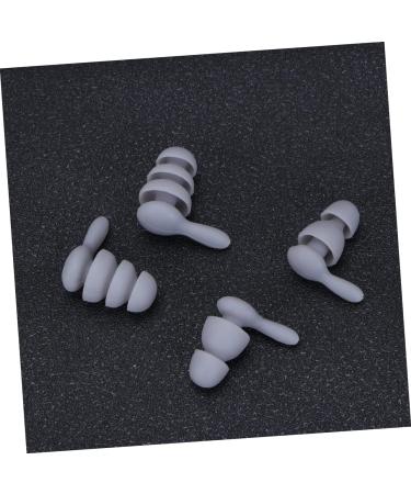 Buy Hemoton Soft Silicone Ear Plugs - Noise Cancelling & Waterproof for Sleeping & Travel - 4 Pairs Light Grey - Buy Online on GoSupps.com