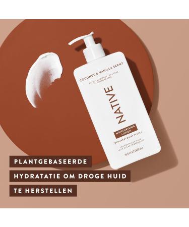  Native Native Body Lotion for Men and Women Silicone and Dye Free Coconut and Vanilla Scent Hand Lotion + Moisturizer for Dry Skin With Naturally Derived Ingredients (3 x 487 ml) - Buy Online on GoSupps.com