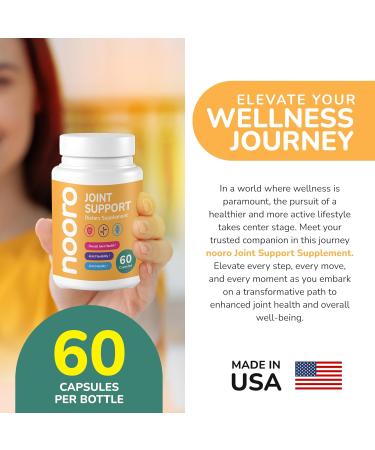 Nooro Joint Support Supplement - Mobility & Cartilage Aid | Non-GMO Made in USA | 30-Day Supply for Optimal Joint Health - Buy Online on GoSupps.com
