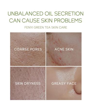 Green Tea Face Routine Set for Women | Antioxidant Skin Care with Serum Eye Cream Cleanser & More | Moisturize & Control Oil - Buy Online on GoSupps.com