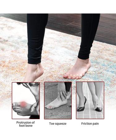 Yoga Toe Straighteners & Gel Toe Separator Set - 2 Pairs for Bunion Corrector and Foot Stretcher - Beige, One Size - Buy Online on GoSupps.com