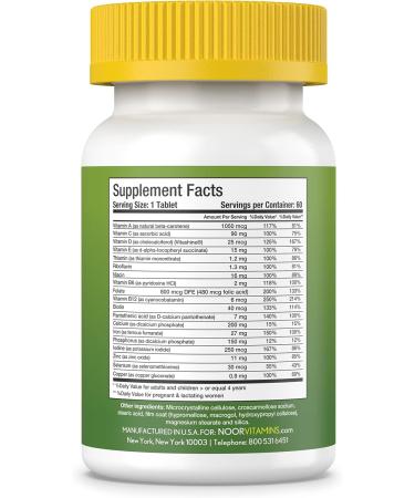 Noor Vitamins Halal Women's Multivitamin - Vegan & Daily Supplement for Energy, Immunity & Metabolism | Supports Healthy Appearance & Motherhood Stages | 2-Month Supply - Buy Online on GoSupps.com