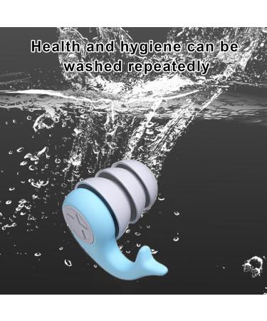 Erhigher Earplugs Ergonomic Silicone Ear Plugs 25 DB Noise Reduction Waterproof Reusable Dust-proof Hearing Protection Earplugs for Work Sleep Study Focus Snoring Parties Black - Buy Online on GoSupps.com
