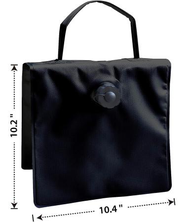 Eurmax USA Saddle Design Water Weight Bags 4-Pack (Black) - Heavy Duty Portable Outdoor Weights for Photo Video Studio Stand - Buy Online on GoSupps.com