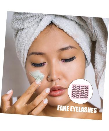 minkissy 14 Pairs False Eyelashes Fake Lashes Fake Eyelashes Cluster Lashes Fluffy Eyelashes Colored Lashes Makeup Eyelashes Individual Lashes Color Lashes Extend Imitation Multi-layer - Buy Online on GoSupps.com