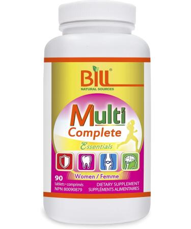 Bill Natural Sources Multi Complete Essentials for Women 90 Tablets - Buy Online on GoSupps.com