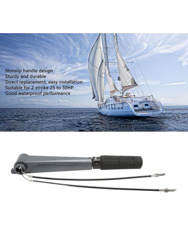 SUNGOOYUE Outboard Steering Tiller Set | 2 Stroke 25-30HP Boat | Nonslip Handle | Waterproof Mount - Buy Online on GoSupps.com