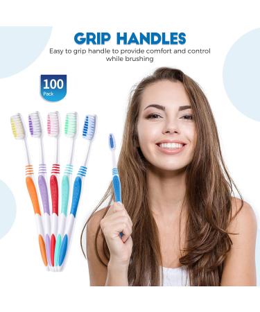 Buy Individually Wrapped Travel Toothbrushes - Soft Bristles Disposable for Hotels & Guests | Multi-Color Options Available - Buy Online on GoSupps.com