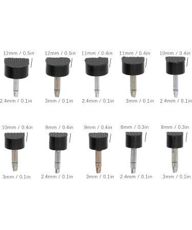 High Heel Tip Replacement - Non-Slip TPU Polyurethane Iron Shoes Repair - 40 Pairs 10 Sizes for Comfort & Safety | International Shipping - Buy Online on GoSupps.com