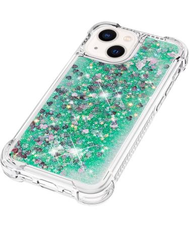 Buy Tivenfezk Nadoli Glitter Drive Sand Shell for iPhone 15 - Shockproof TPU Bumper & Liquid Quicksand Case - Transparent Green - Buy Online on GoSupps.com
