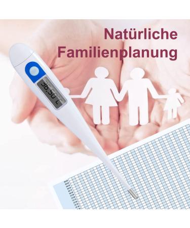 One+Step Basal Thermometer & Ovulation Test Value Pack | 5 Cycle Calendars & 20 Tests | Perfect for Family Planning - Buy Online on GoSupps.com