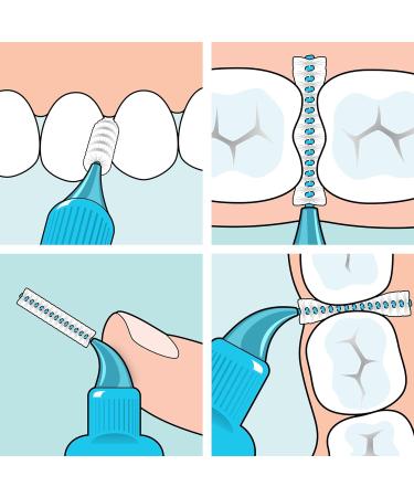 TEPE Interdental Brush Original Blue (ISO Size 3 0.6mm) - 16 Pack for Effective Interdental Cleaning | International Shipping Available - Buy Online on GoSupps.com