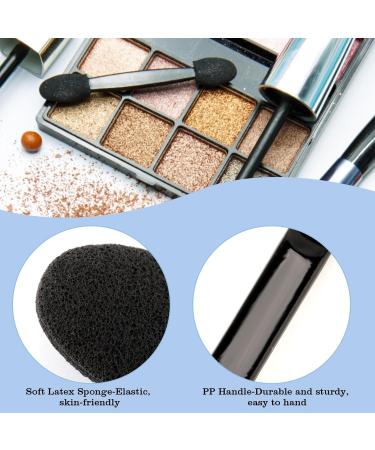 G2plus 100 Black Disposable Eyeshadow Applicators - Dual-Sided Sponge Brushes for Perfect Eyeshadow Application - Bulk Pack of 100 - Buy Online on GoSupps.com